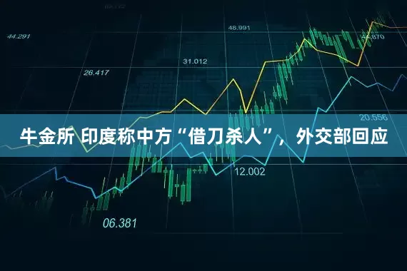 牛金所 印度称中方“借刀杀人”，外交部回应