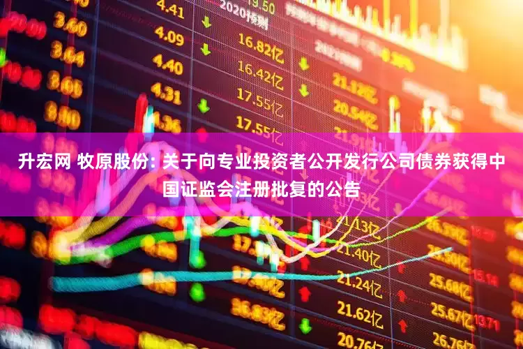 升宏网 牧原股份: 关于向专业投资者公开发行公司债券获得中国证监会注册批复的公告