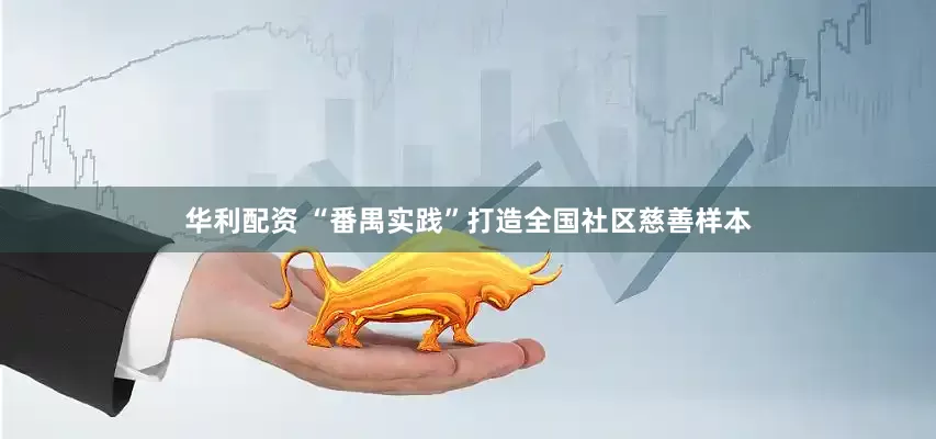 华利配资 “番禺实践”打造全国社区慈善样本